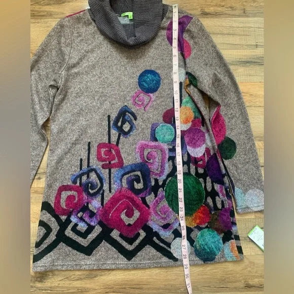 Trisha Tyler Cowl-neck Tunic NWT S - Picture 7 of 10